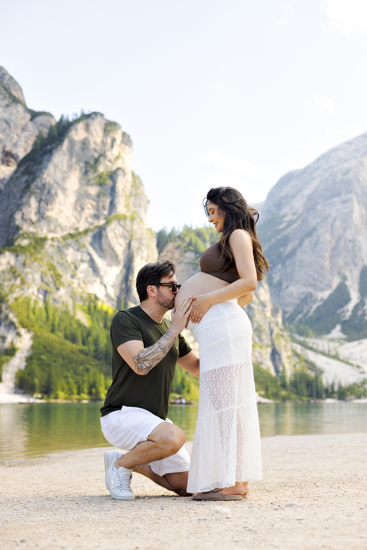 Ensaio fotográfico completo nas Dolomitas e Lago di Braies com Transfer e hotel