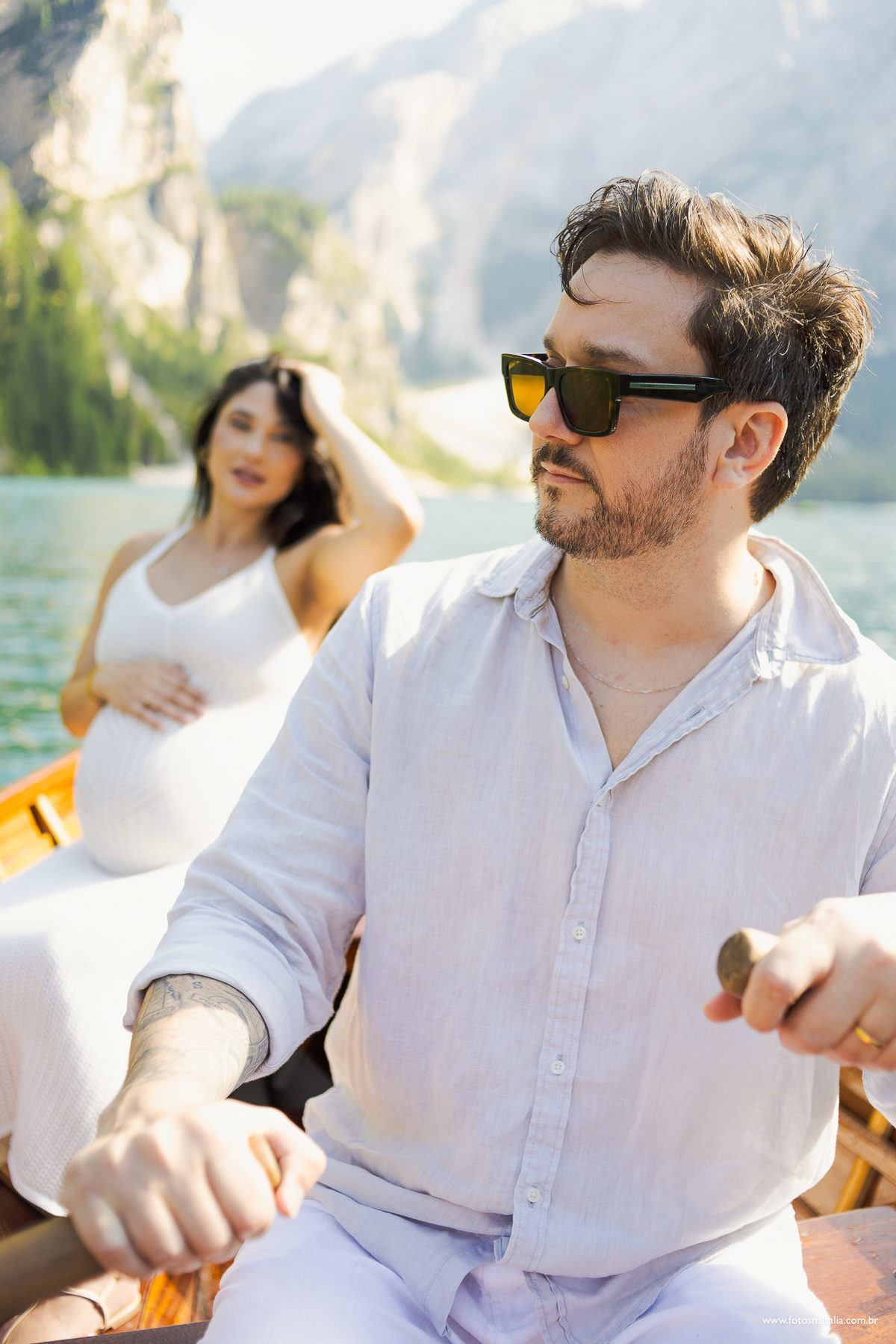 Sessão fotográfica completa feita por fotógrafo brasileiro de Milão no Lago di Braies