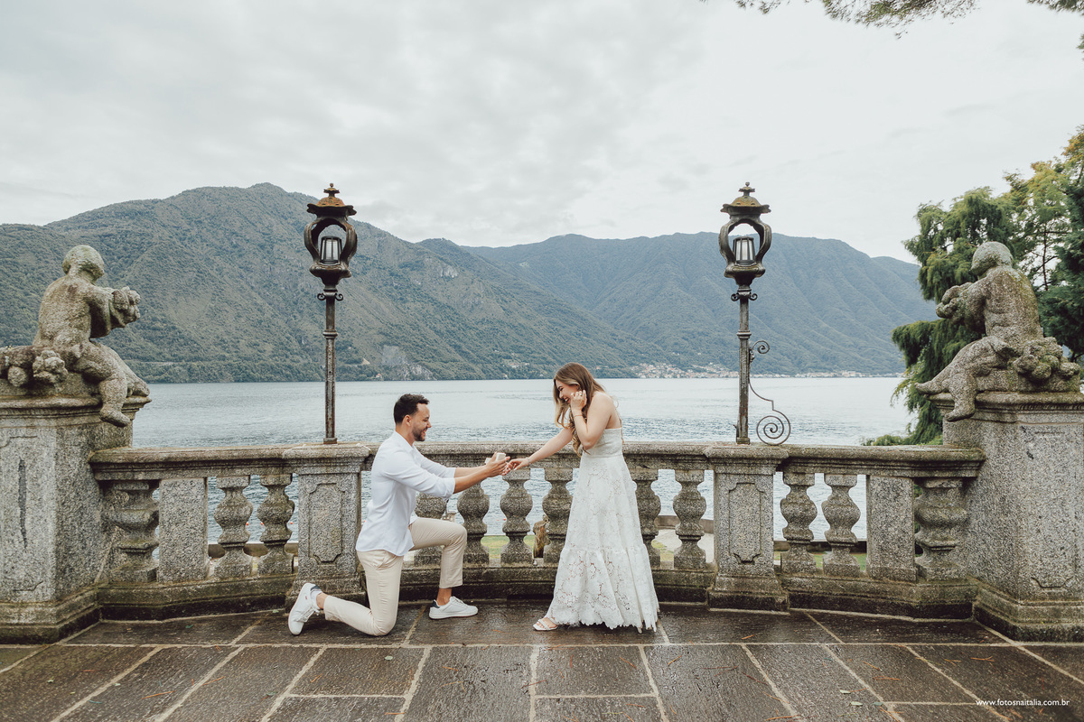 pedido de casamento lago di como  bellagio varenna wedding proposal fotógrafo surpresa