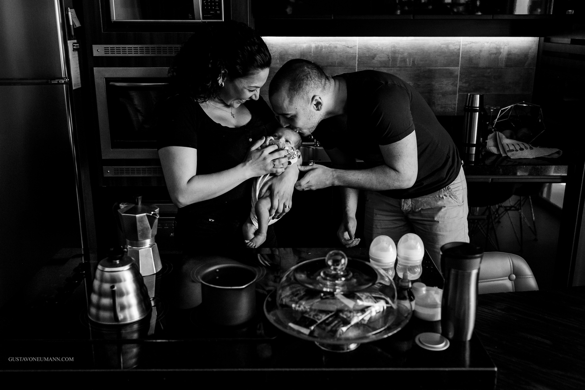 Trabalho documental de família em Porto Alegre, RS.