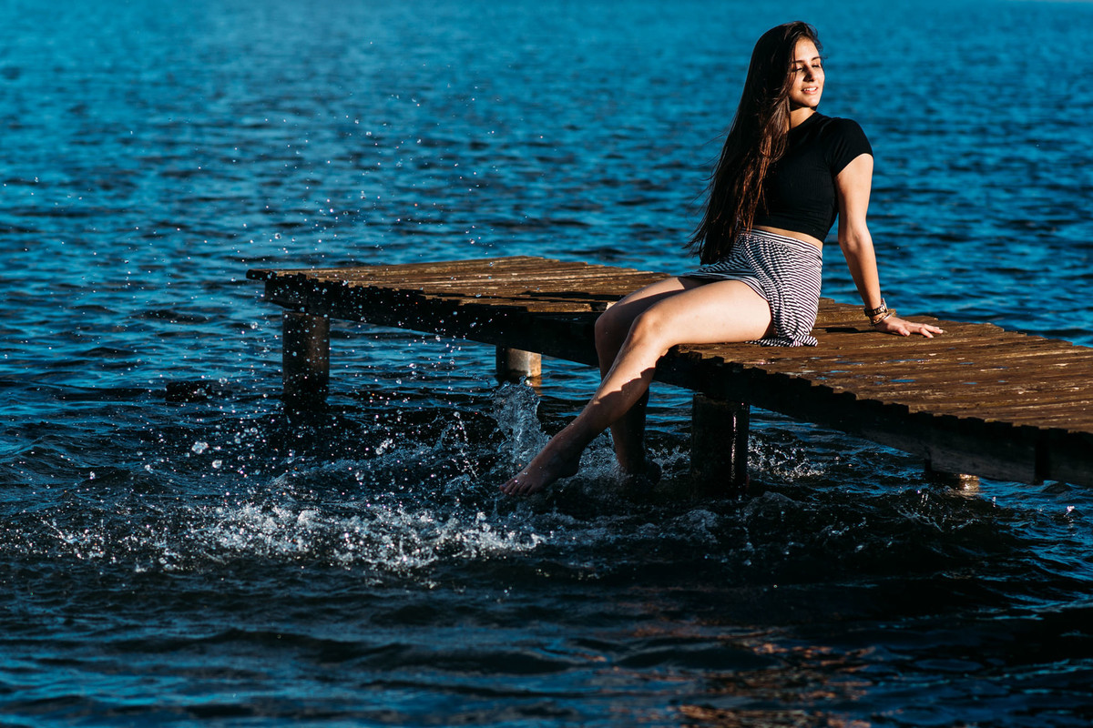 leveza da água e pensamentos ensaio pessoal isabela sessão fotográfica teen geison erdmann fotografia fotógrafo de casamentos