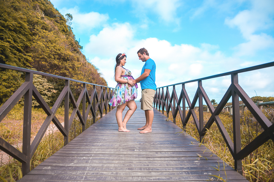 Fotos no deck da praia Brava de Itajaí