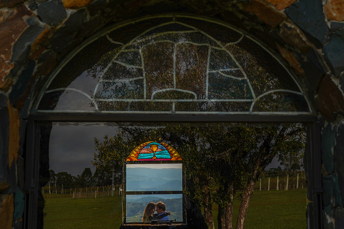 Pré wedding Kátia e Leo foto criativa Campo Belo SC