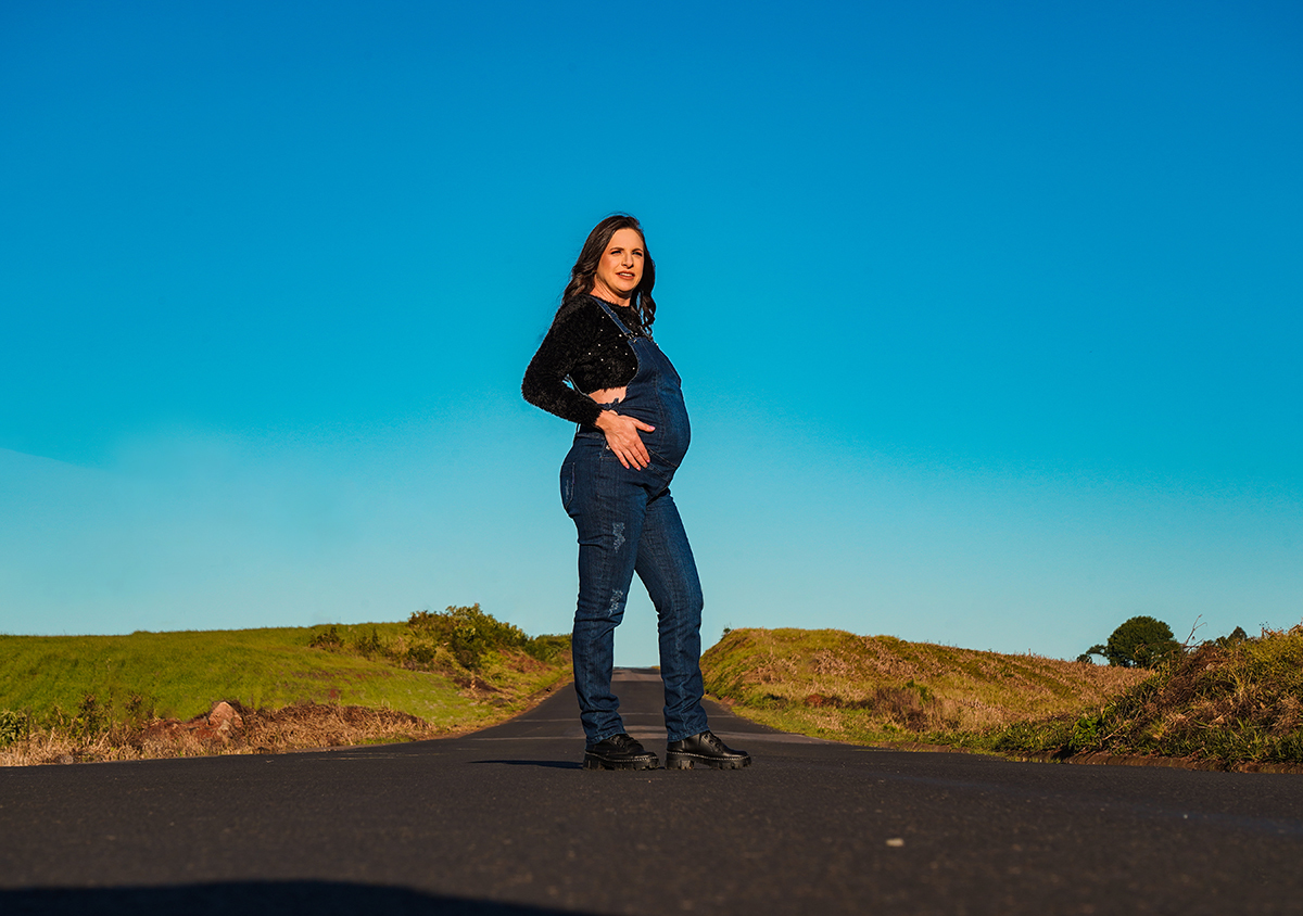 Sessão Externa Gestante Cleonice Campos Novos SC