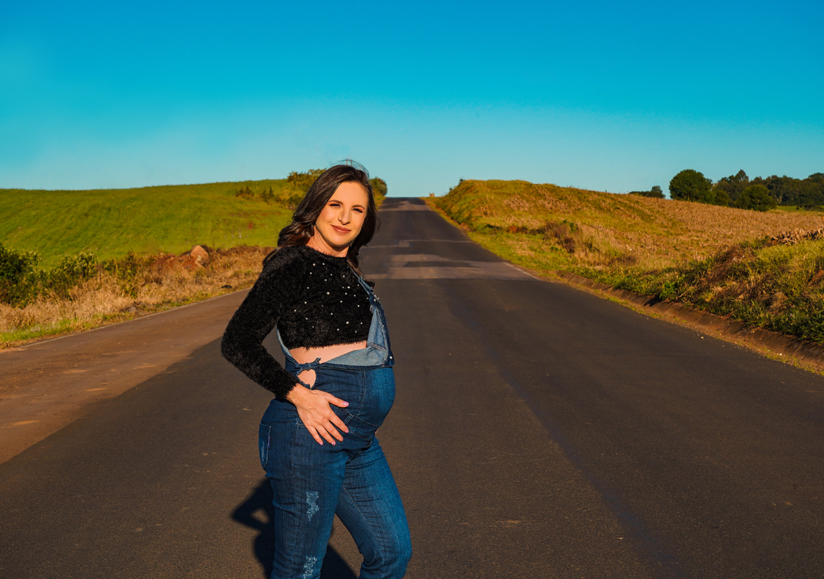 Sessão Externa Gestante Cleonice Campos Novos SC