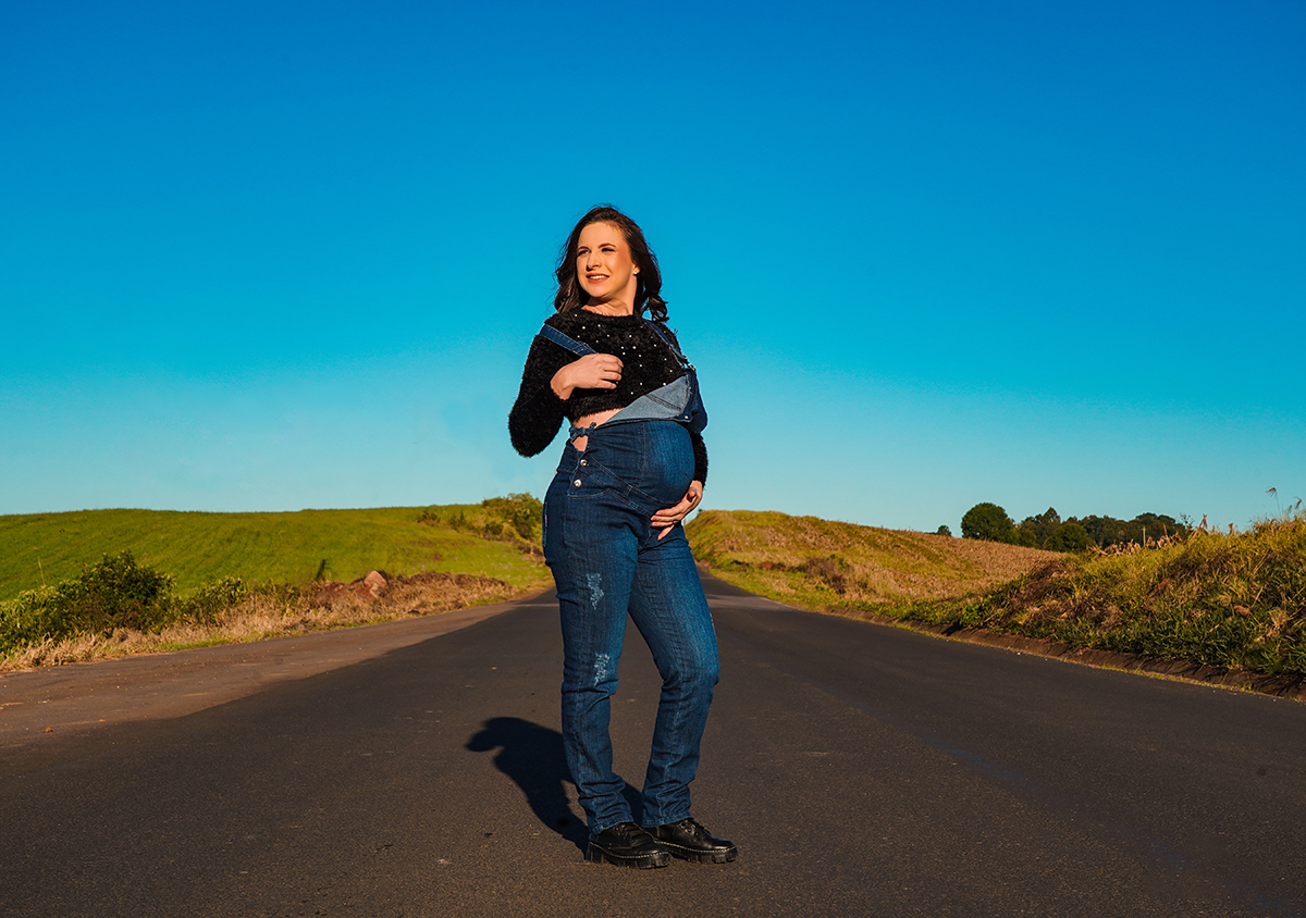 Sessão Externa Gestante Cleonice Campos Novos SC