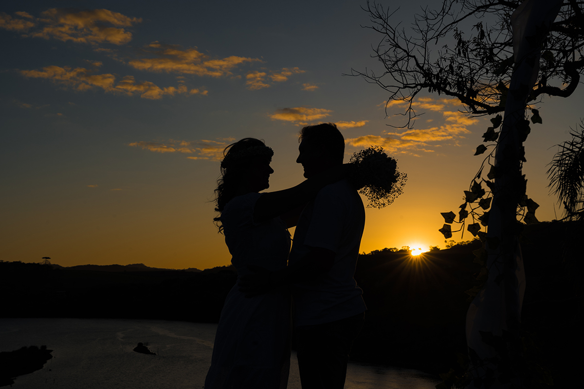 Pré Wedding Claudia e Flávio por do sol- Abdon Batista -SC