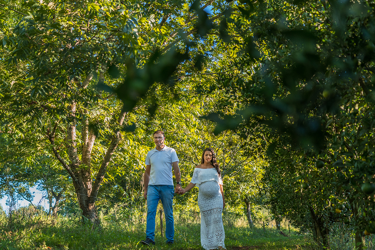 Gestante Ires Rosa fotos externas - Abdon Batista /SC