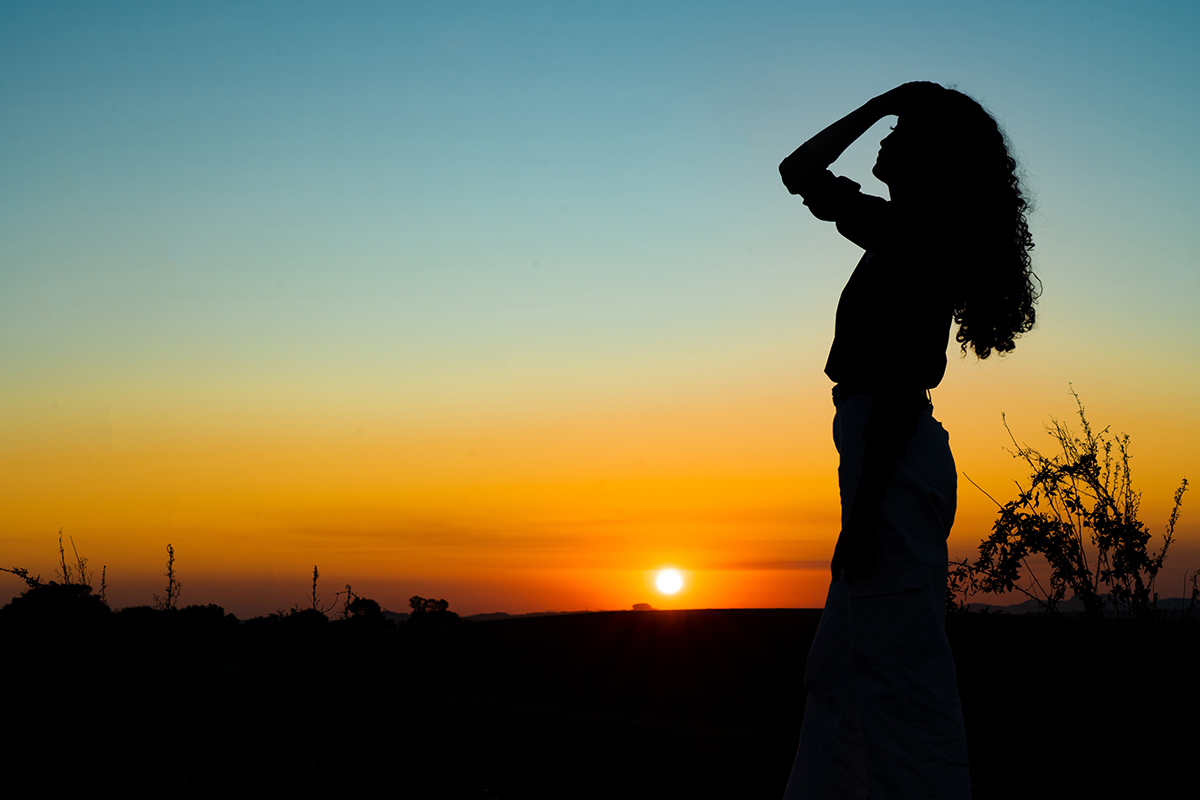 sessão no por do sol 15 anos Larissa Campos Novos -SC