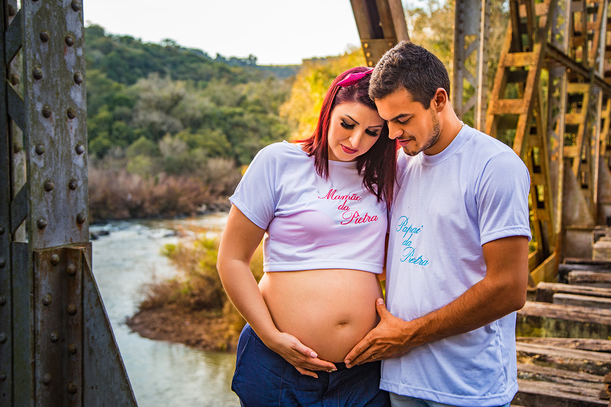 Fotos de Gestante Josi  ponte de trem