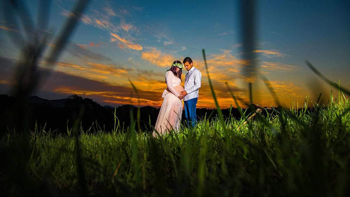 Fotos de Gestante Josi  por do sol