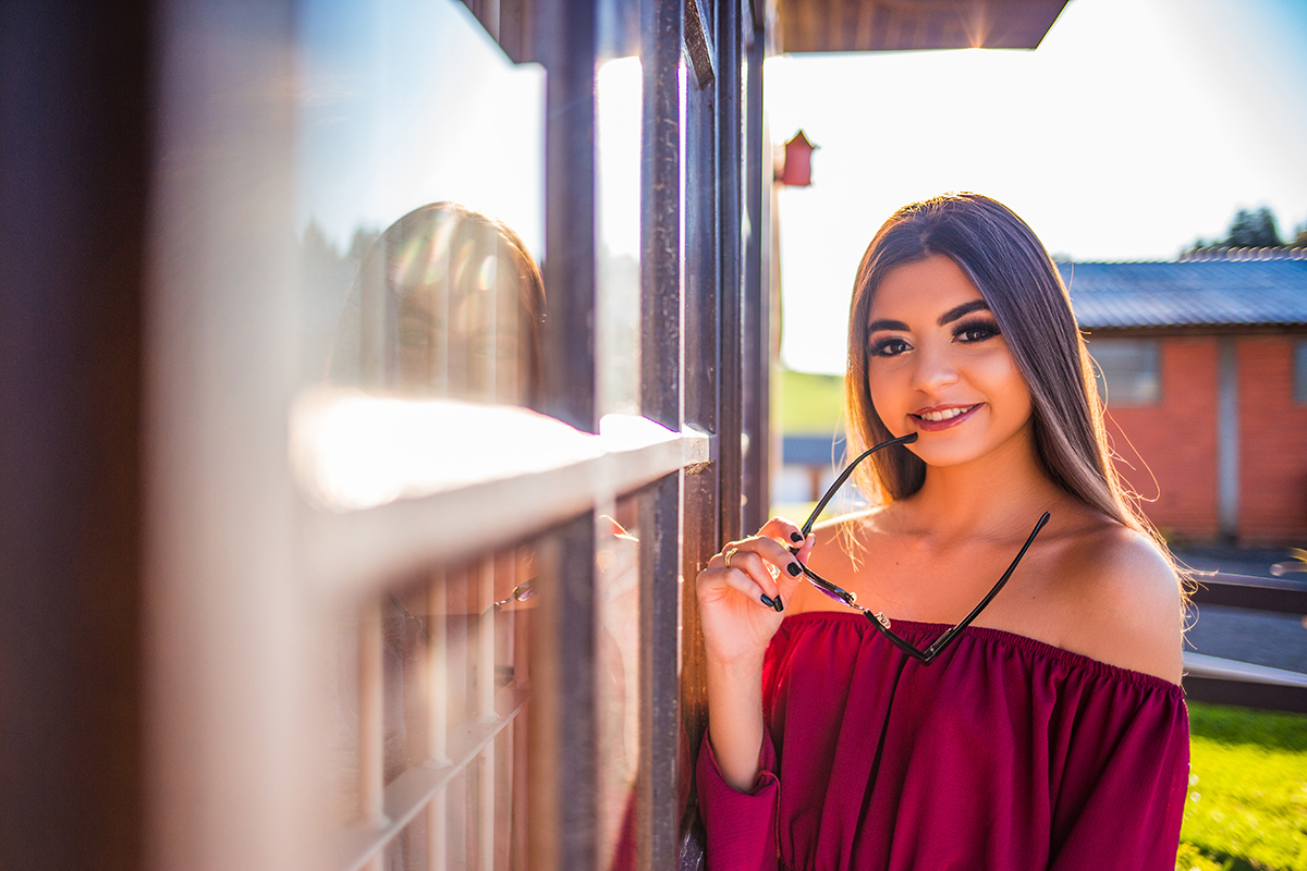 Sessão externa 15 anos Kauani 