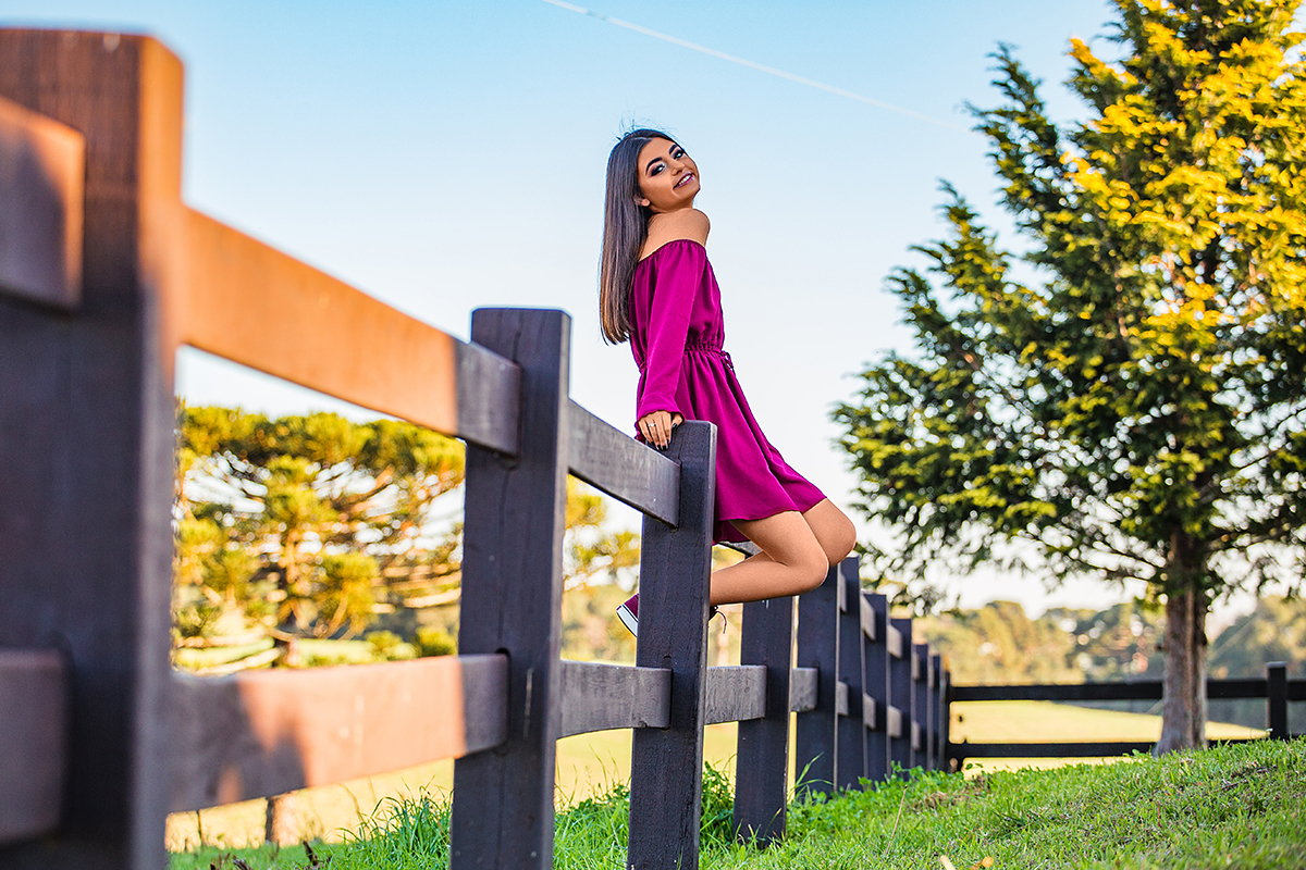 Sessão externa 15 anos Kauani fazenda