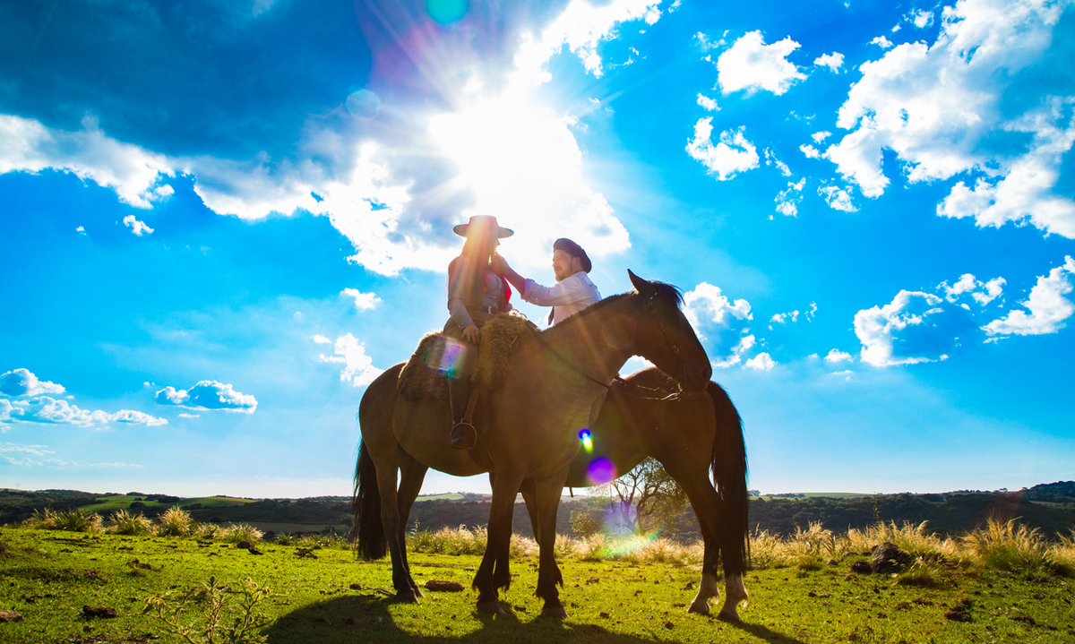 Pré Wedding Fazenda Marcéli e Maycon Campos Novos SC