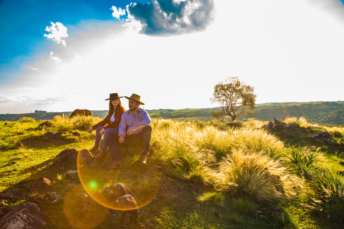 Pré Wedding Fazenda Marcéli e Maycon Campos Novos SC