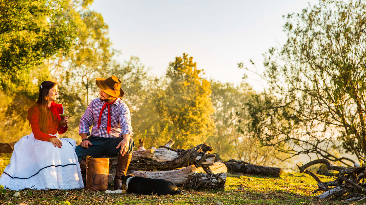 Pré Wedding Fazenda campeiros Marcéli e Maycon Campos Novos SC