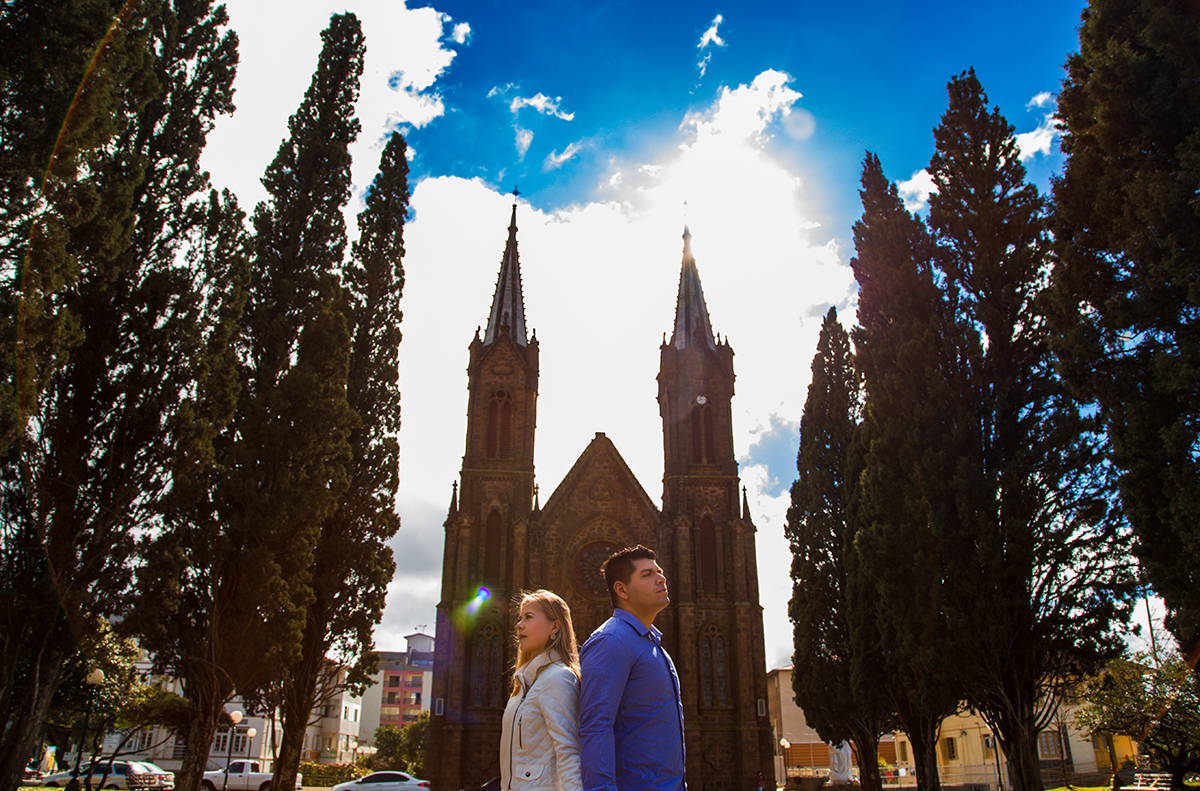 Sessão pré casamento Cleide e Julio Igreja Vacaria RS