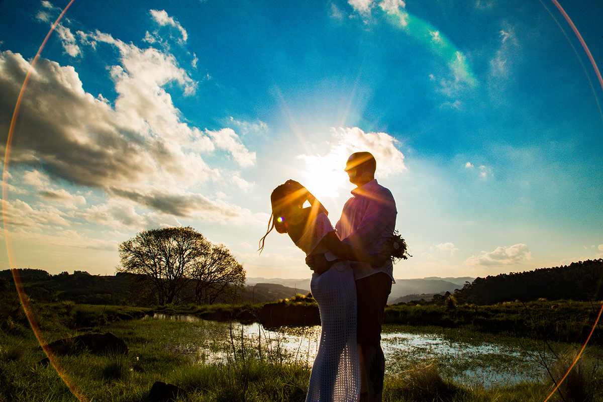 ensaio no campo João e Sol Capinzal SC
