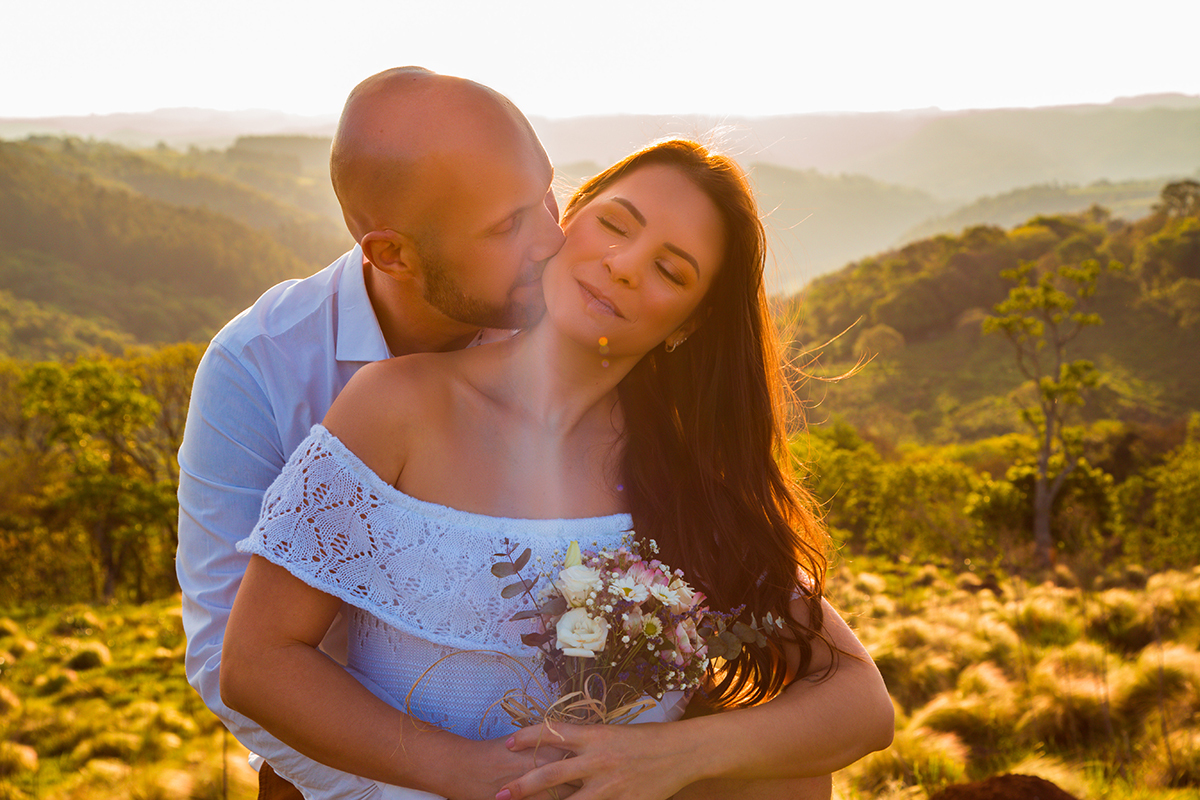 ensaio no campo João e Sol Capinzal SC