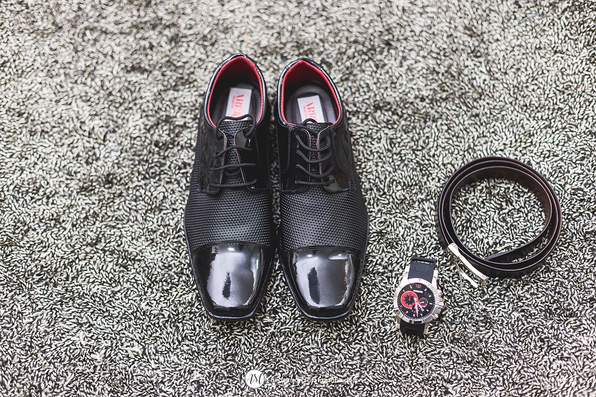 Sapato e acessórios de noivo