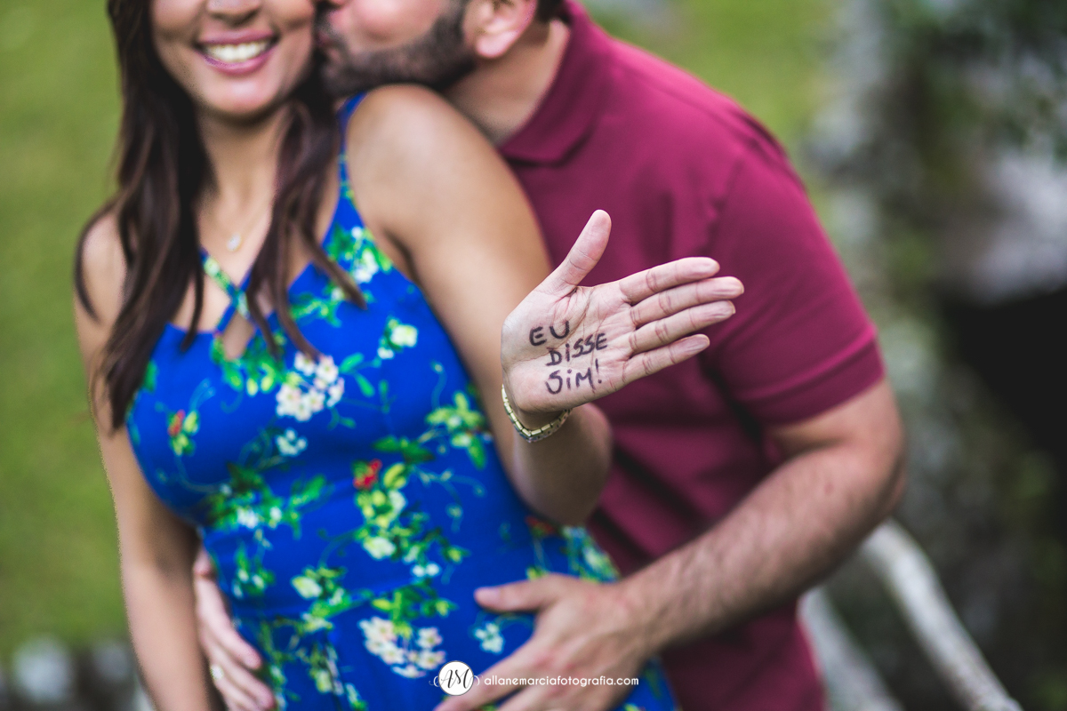 eu disse sim para ele