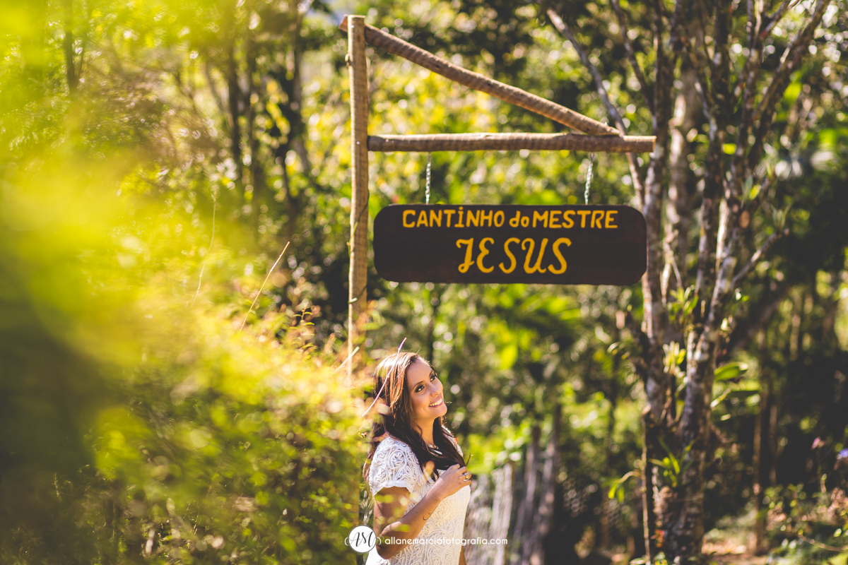 noiva no ensaio pré-casamento