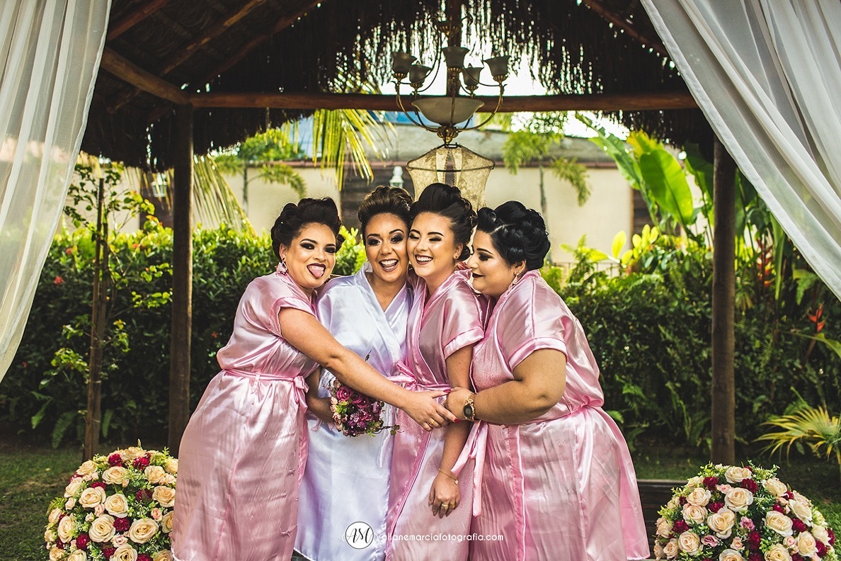 madrinhas no making of da noiva