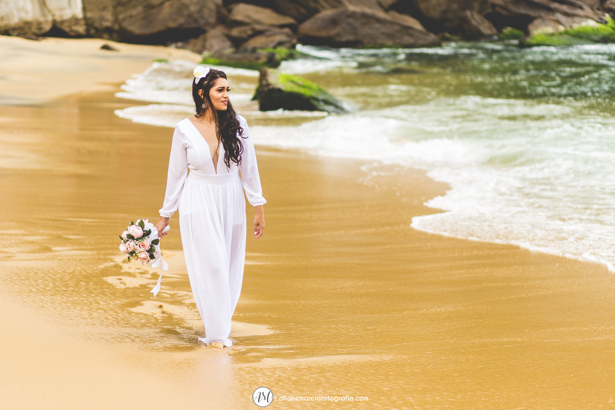 vestido para ensaio de noiva