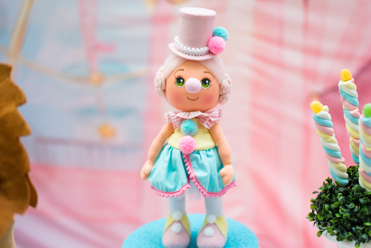 decoração circo rosa