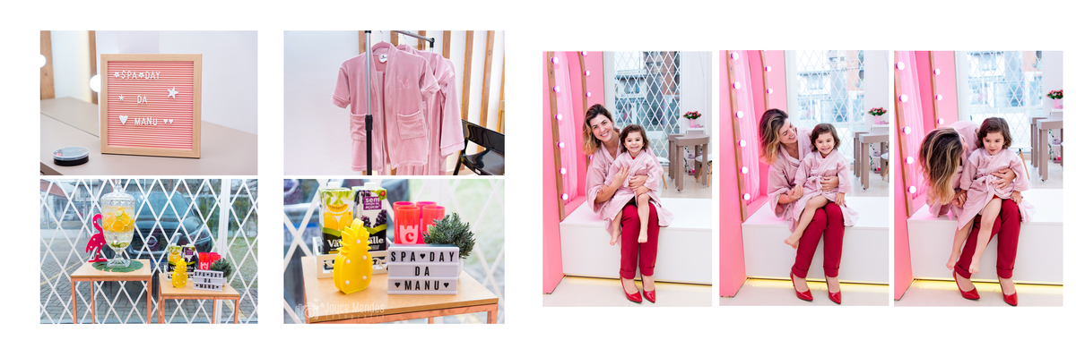 Spa Day para comemorar aniversário infantil de três anos