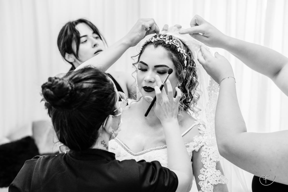 preparativos da noiva