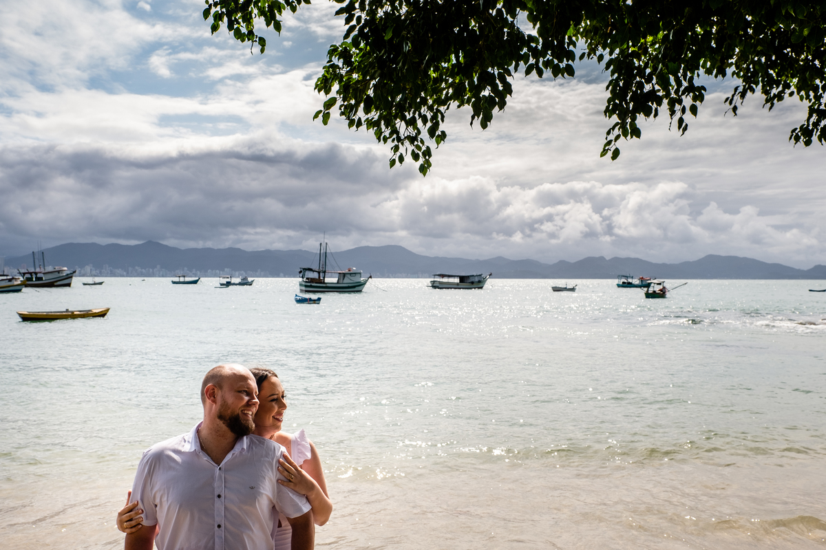 ensaio na praia Porto belo pré casamento