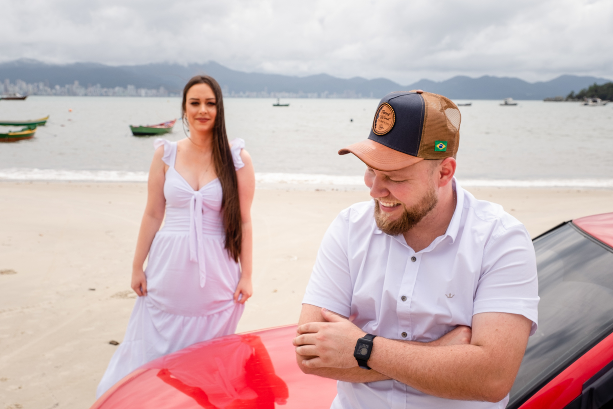 ensaio na praia Porto belo pré casamento