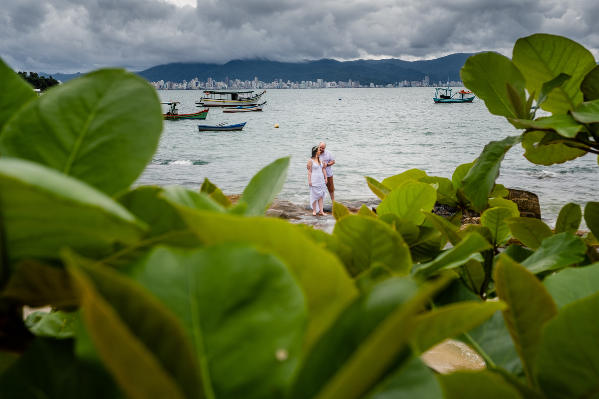 ensaio na praia Porto belo pré casamento