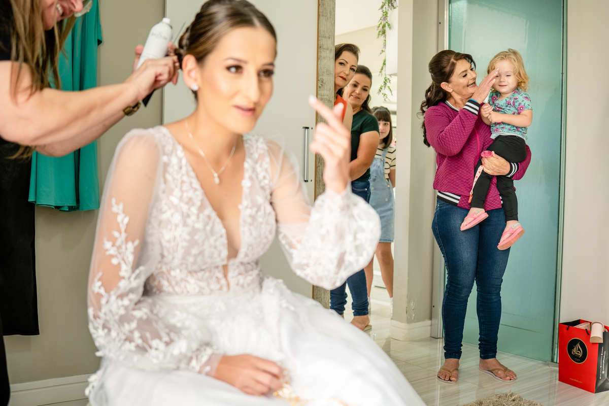 preparativos da noiva