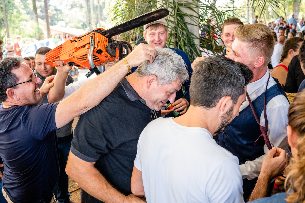 casamento motosserra 