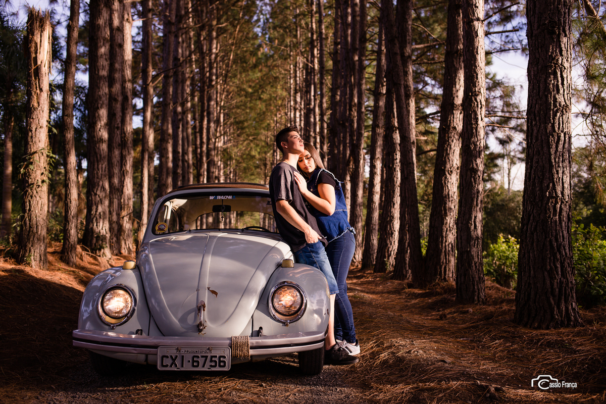Kemily e Mayron ensaio de casal em Prudentópolis