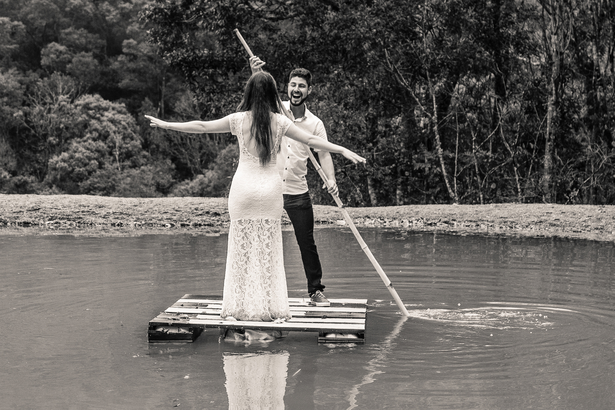 Temos temo até para um passeio na jangada 