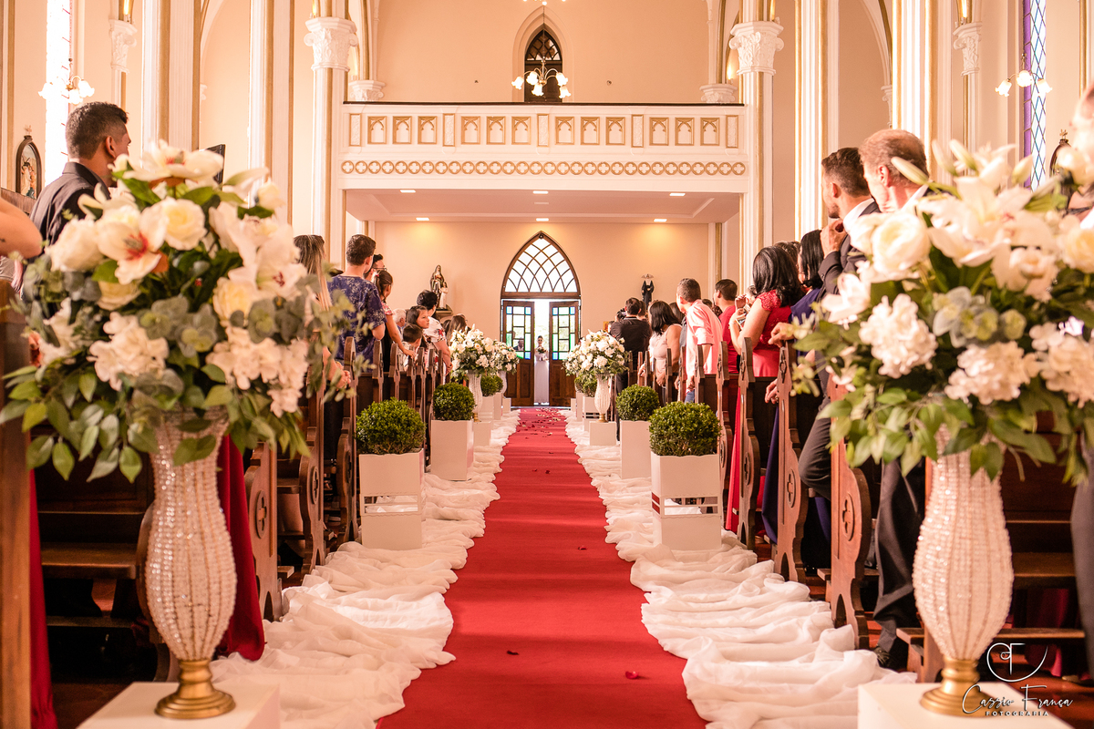 Entrada da Noiva. Cerimônia de Casamento em Prudentópolis 