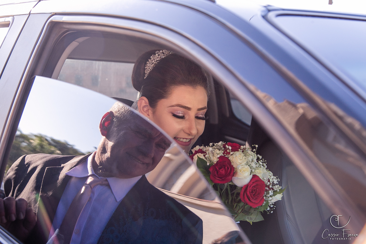  Noiva No Carro. Cerimônia de Casamento em Prudentópolis Flavia e Emerson