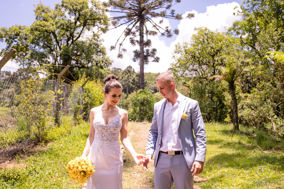Casamento no Campo Prudentópolis. Ensaio pós casamento