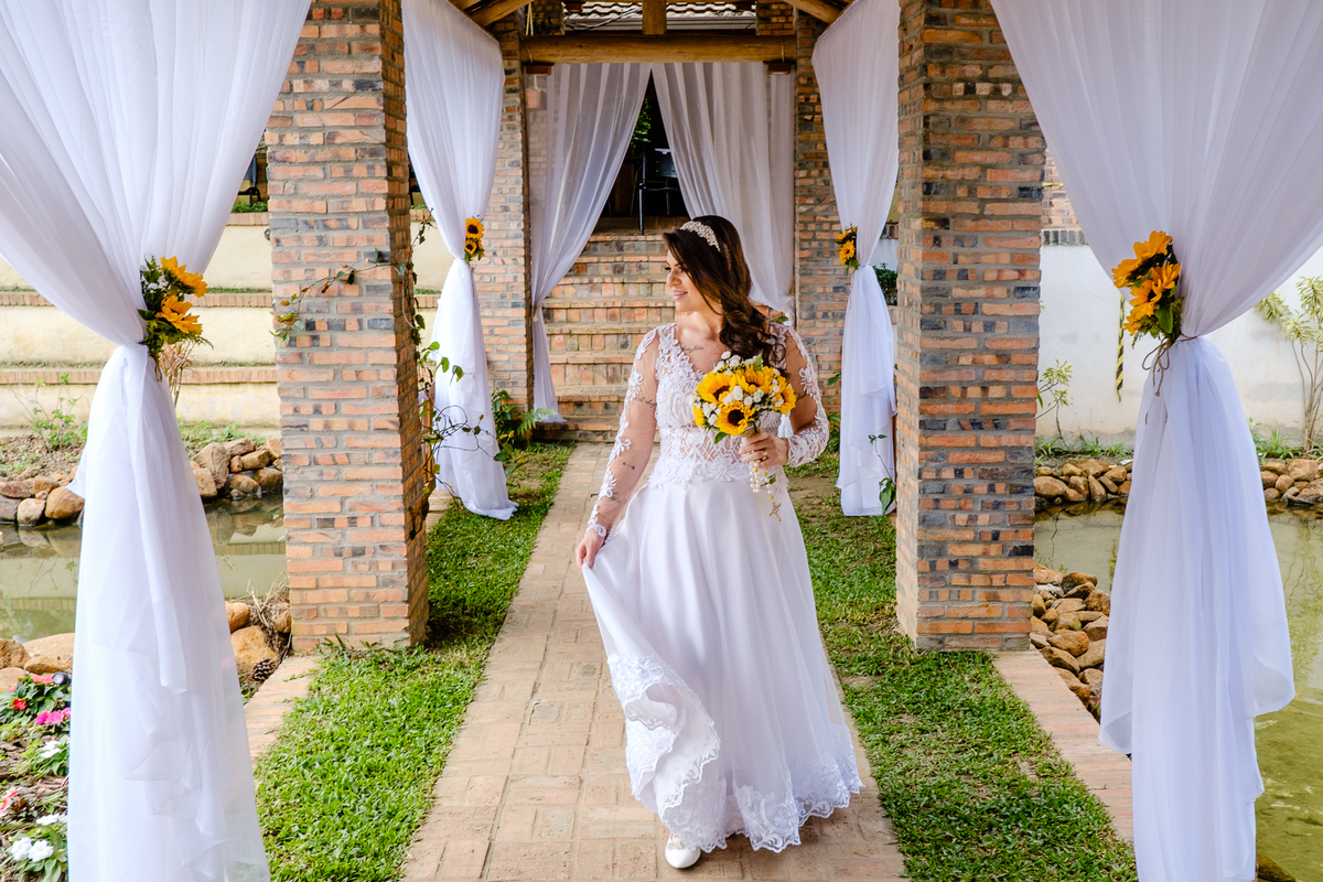 Casamento no Campo Prudentópolis ensaio da noiva
