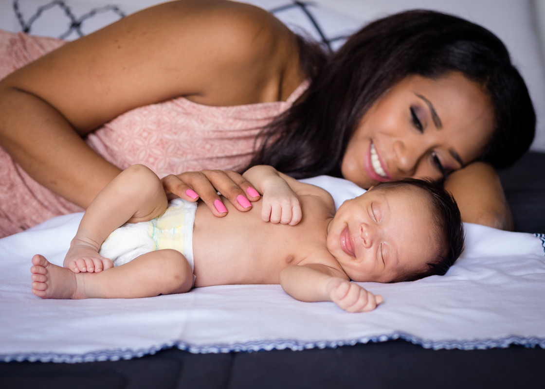 ensaio newborn em casa
