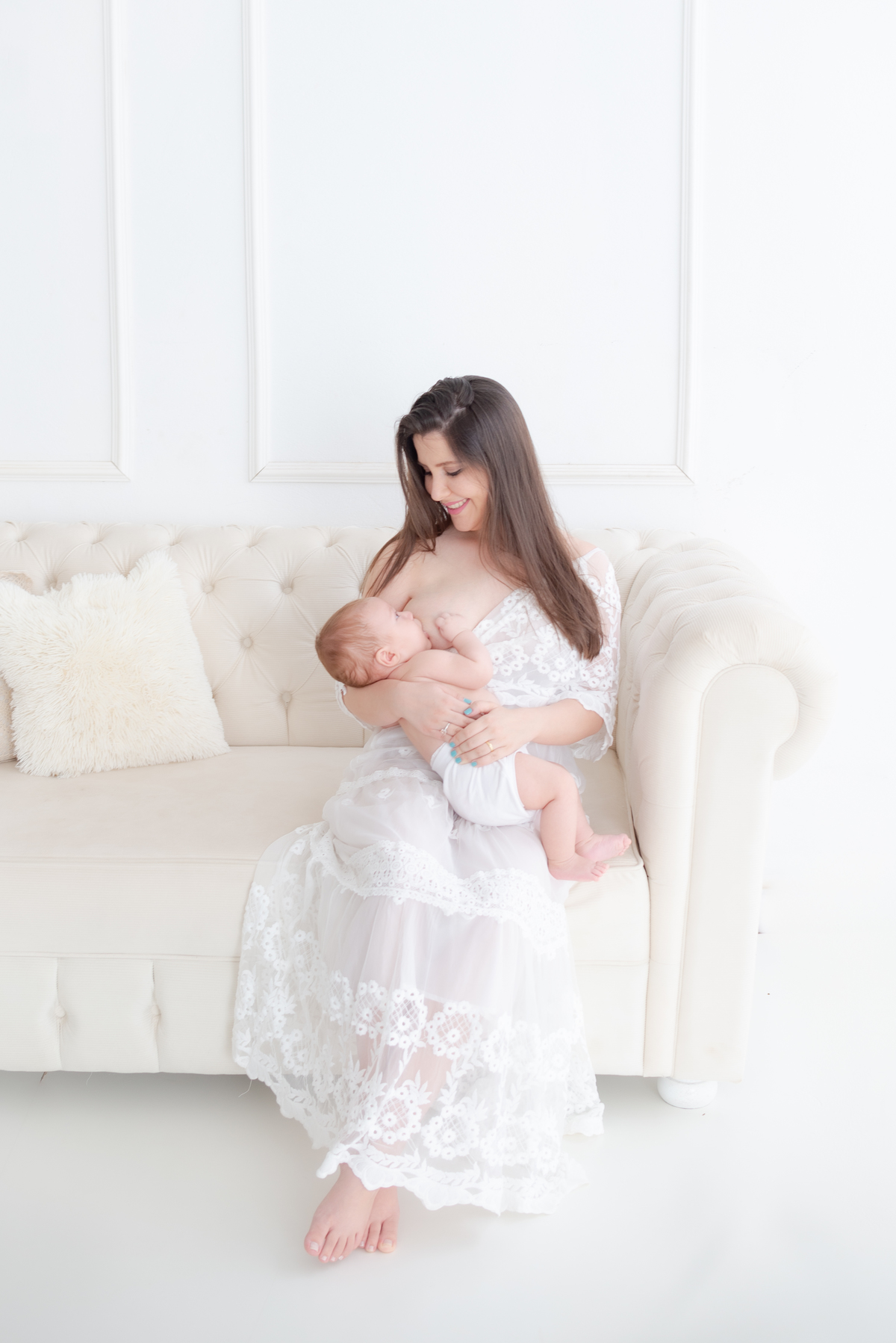 ensaio amamentação em estúdio  Limeira SP Photoboutique Histórias e memórias