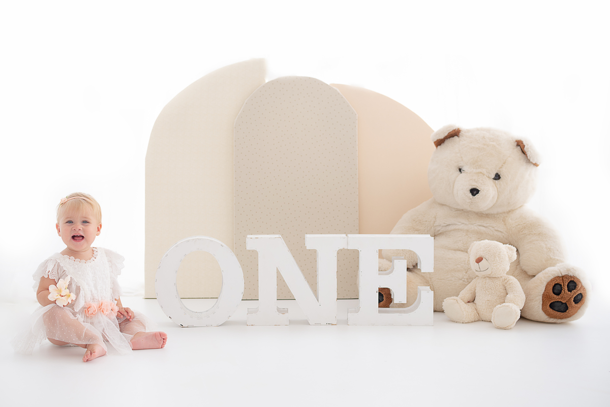 Acompanhamento do bebê em estúdio Limeira SP clean Photoboutique Histórias e Memórias