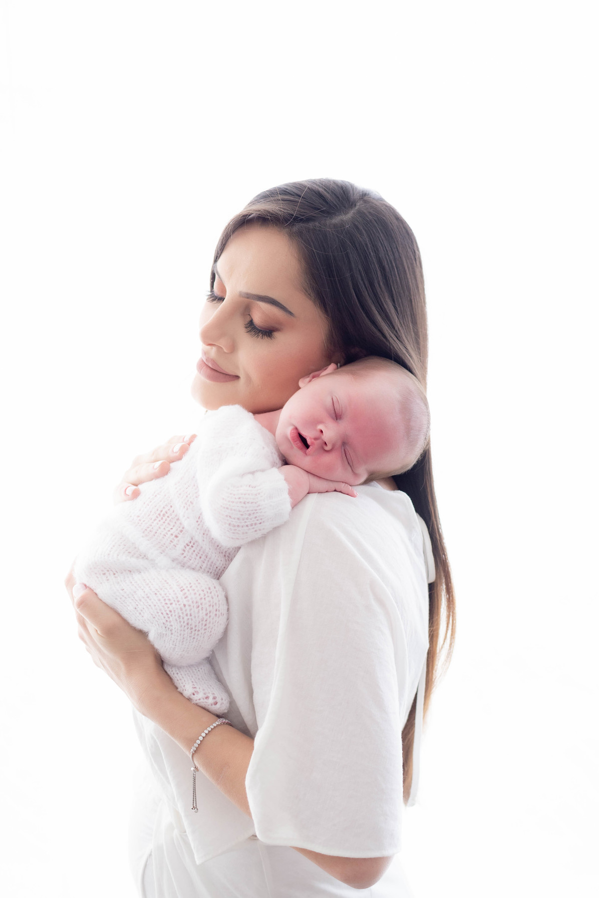 Ensaio newborn bebê com a mamãe limeira sp Estúdio fotográfico Photoboutique Histórias e Memórias foto recém nascido