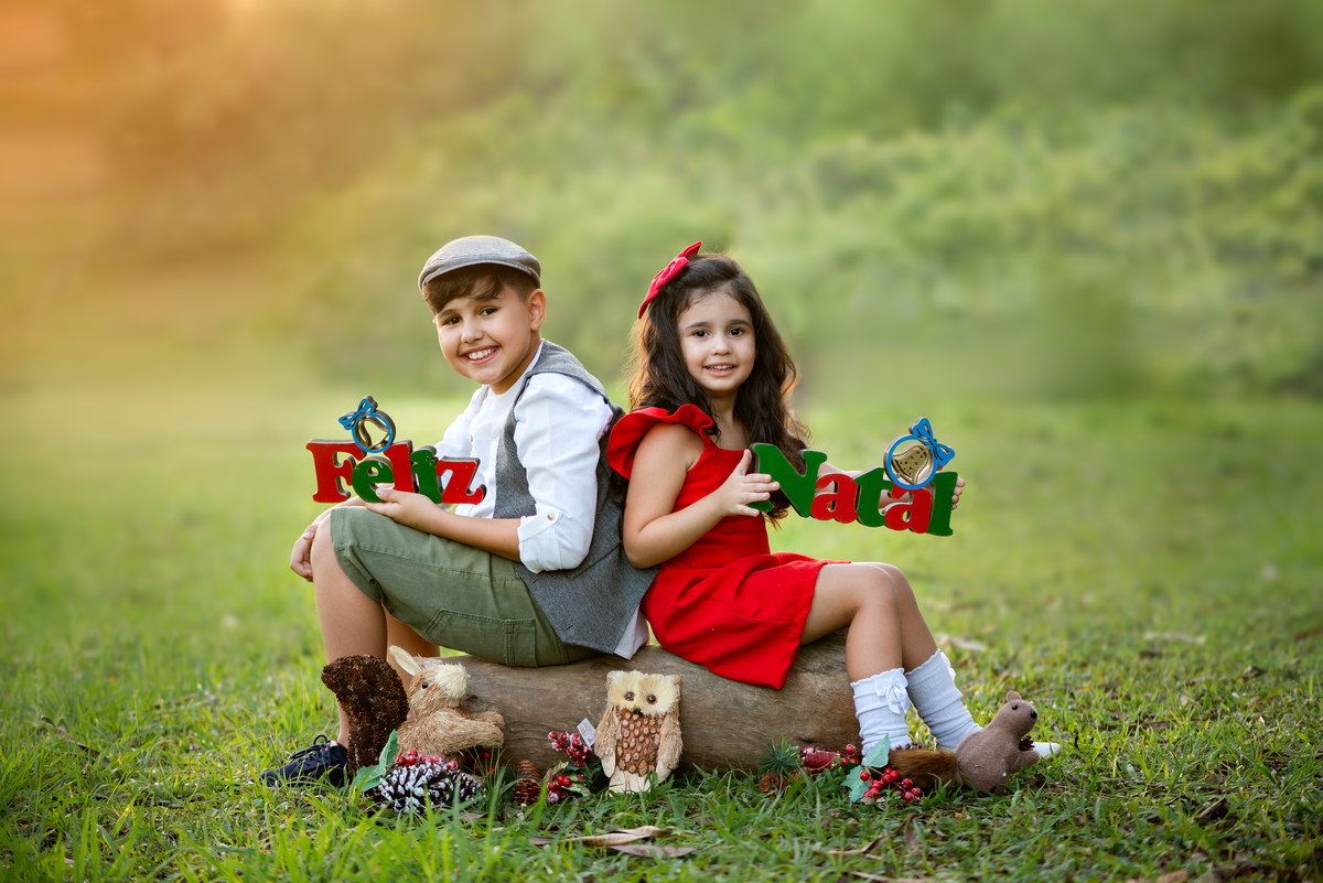 Ensaio de natal no bosque 2023 Limeira 