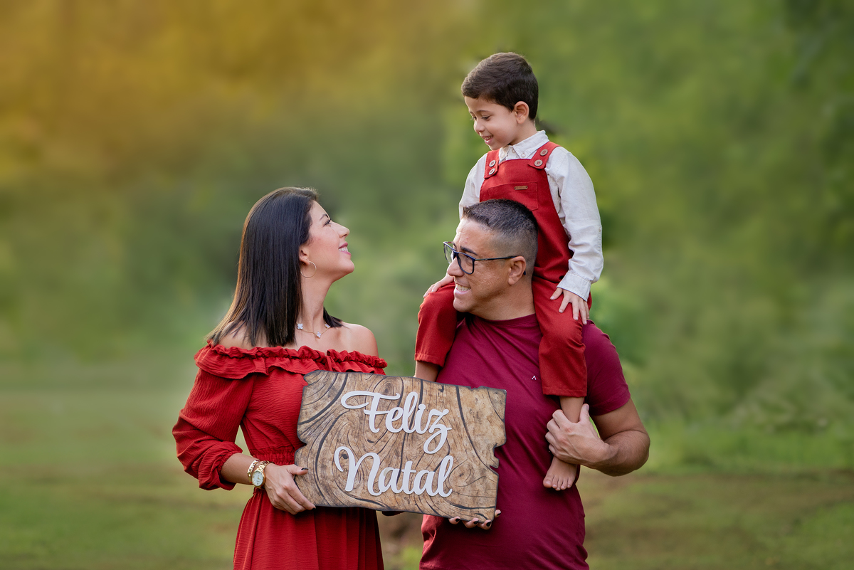 Ensaio de natal no bosque 2023 Limeira 