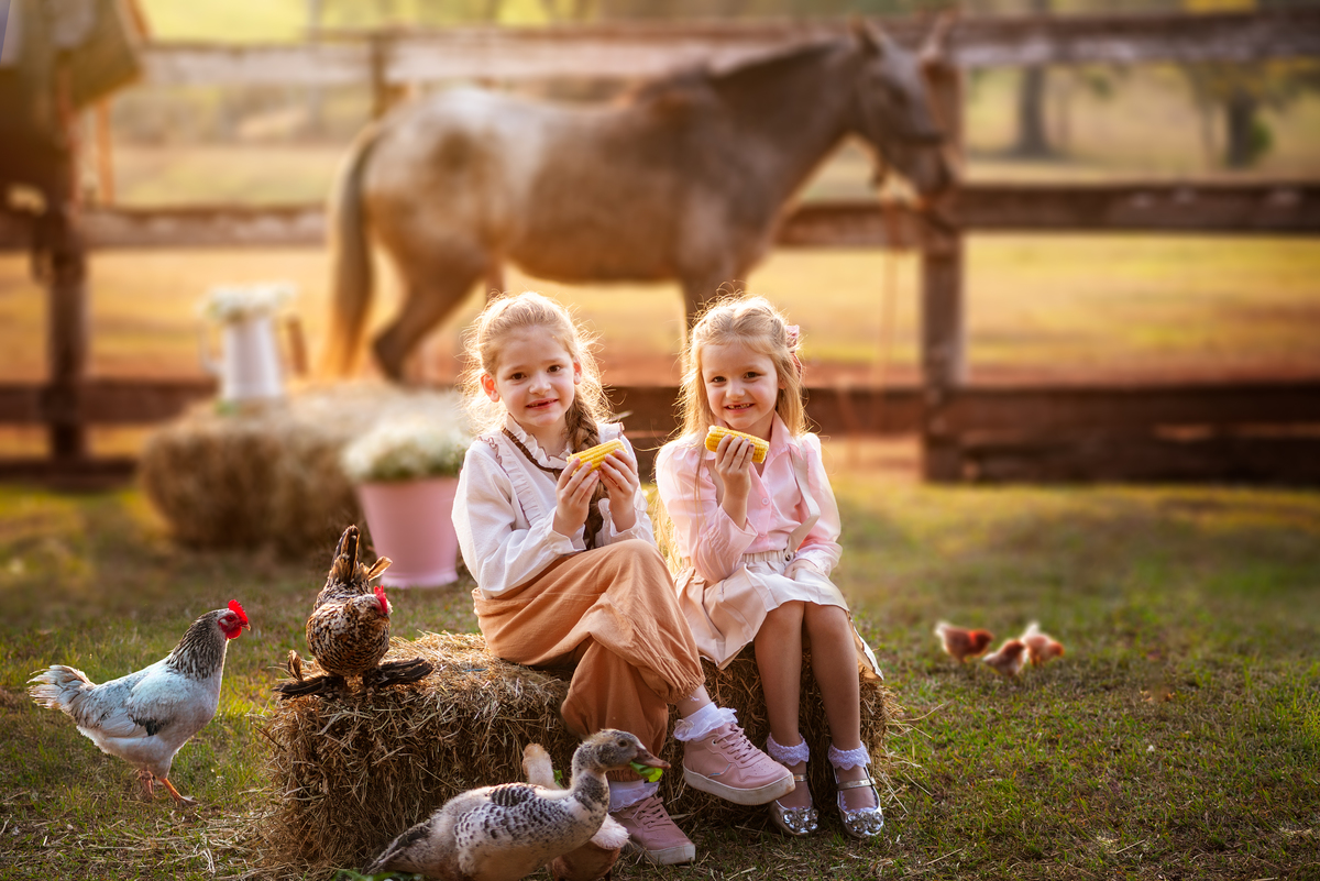 Criança com cavalos Ensaio Fineart fotos crianças na natureza fotografia artística foto na fazendinha Limeira Araras