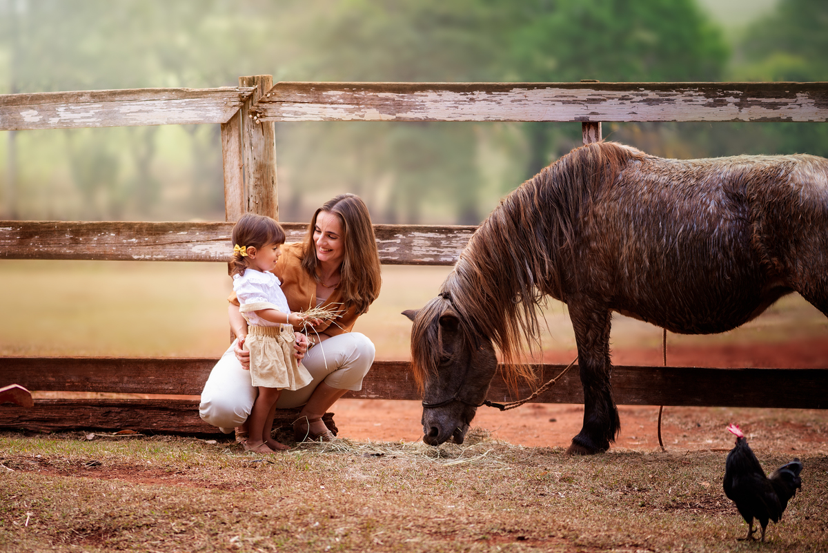Ensaio Fineart fotos crianças na natureza fotografia artística foto na fazendinha Limeira Araras 
criança com cavalo